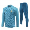 Sudadera De Entrenamiento Olympique de Marseille Cremallera De Cuarto 2024-25 Azul - Hombre